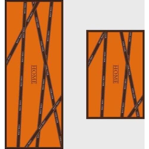 Nordic Fashion Simple Geometric Line Kitchen Mat Entry Mat Non-slip Foot Mat Bedroom Bedside Blanket