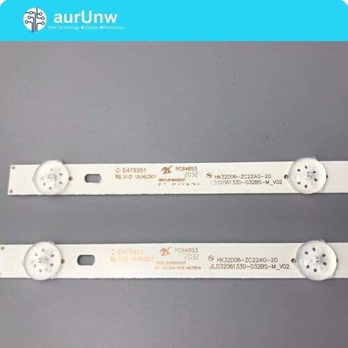 LED Backlight strip for JL.D32061330-032BS-M_V02 HK32D06-ZC22AG-20 06-32C2X6-618-M07W14 6501L618000020 E479351 PC64853 ULNLD01