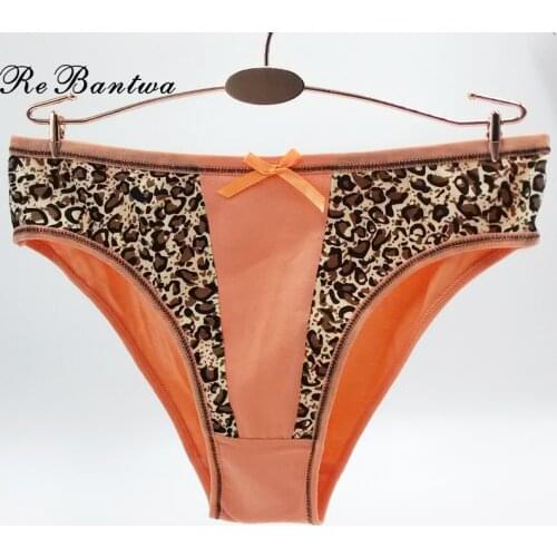 Women Stretch Panties Briefs Femme Underwear Sexy Women Leopard Cheap Cotton Panties Women Knickers New Lingerie Wholesale