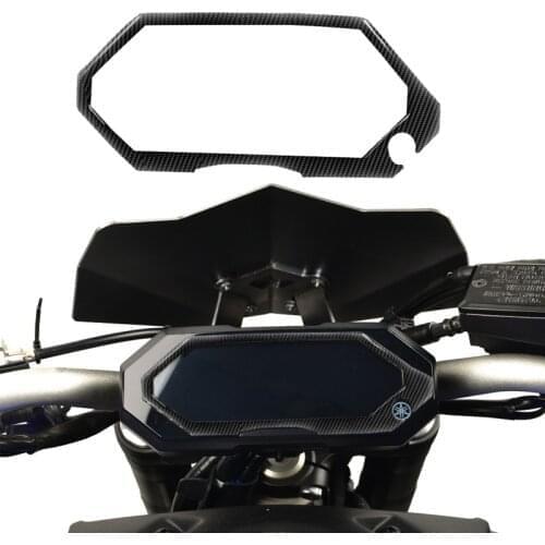 Motorcycle Carbon Speedometer Sticker for For YAMAHA MT-07 MT07 FZ-07 FZ07 MT FZ 07 2021 - Cluster Scratch Protection Decals