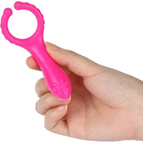 Vibrating Nipple Clip Adult Sex Toys for Women Men Sex Penis Delay Vibrating Ring Clitoris Stimulator Dildo Vibrator Sex Machine