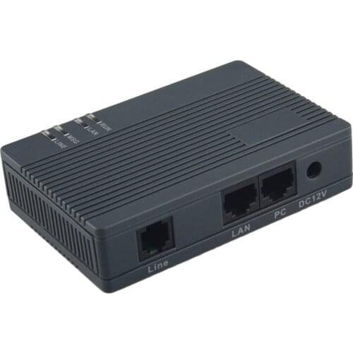 VOIP Gateway HT-912T One FXS port VOIP gateway for traditional phone set or PBXs trunk line ITU-H.323 V4 and IETF SIP