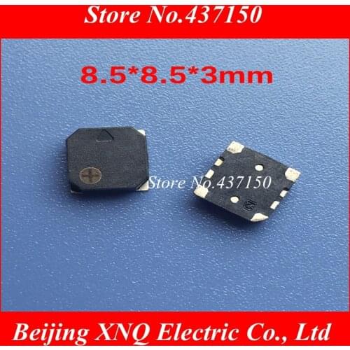 10PCS /lot ,AAC passive side audible buzzer SMD 16R legs size 8.5 * 8.5 * 3MM 801J-2,Free shipping