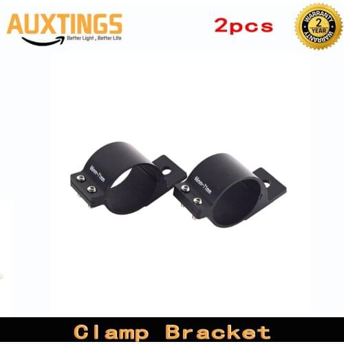 2x Light Bracket Clamp kit LED Driving Work Fog Lamps Mount Car 4x4 Off-Road 49-54mm 2'' 2.5'' 3'' spot bull bar bracket