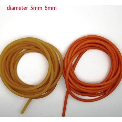 5-10 Meters Diameter 5-6MM Solid Elastic Rubber (without hole) Natural Latex Yoga rope Used For Sports Exercise and fitness