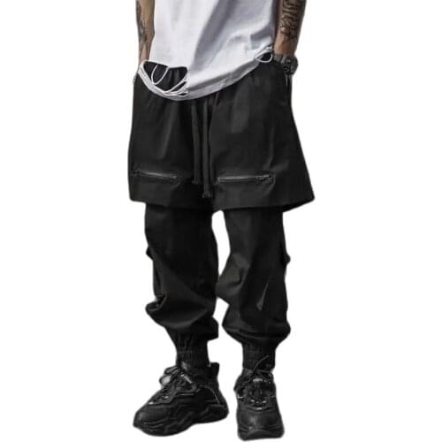 Cargo pant fashion mens sweatpant hip hop joggers casual pants sportwear pantalon homme 2021streetwear trousers