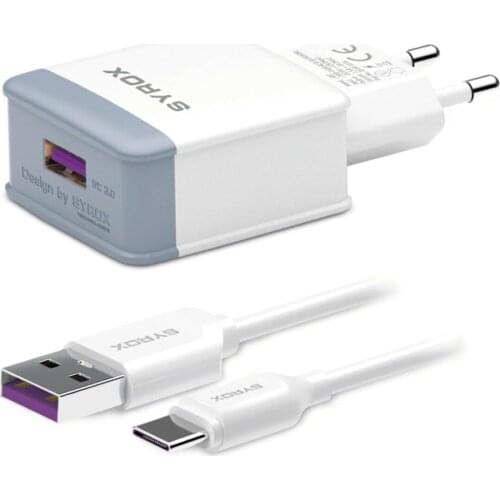 3A Fast Charger and 100CM Type-C Cable Short Circuit Over Voltage and Current Protection