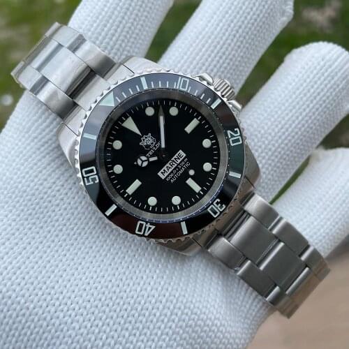 STEELDIVE SD1954 Stainless Steel 200m Waterproof Dive Watch Super Luminous NH35 Sapphire Crystal Automatic Watches