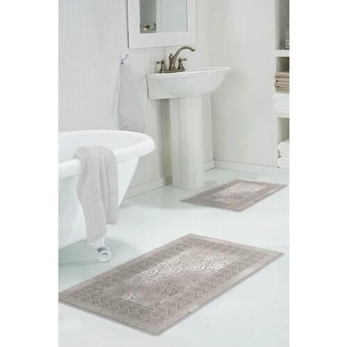 Colizon 50x80 cm-40x50 cm Digital Bath Mat Non-Slip Bottom Toilet Seat Pad 2'LITYKDB-2095-K