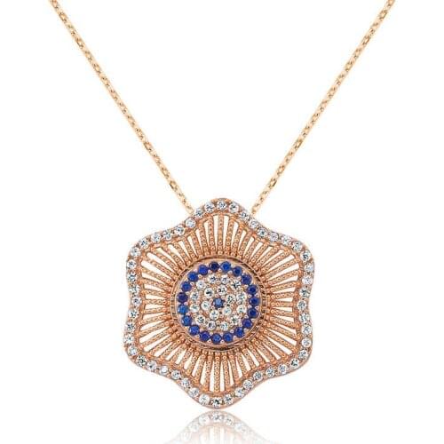 Amulet Flower ,Necklace ,Silver, Stylish and High Quality, Fast Shipping, of Hundreds of Kinds Silver Necklaces