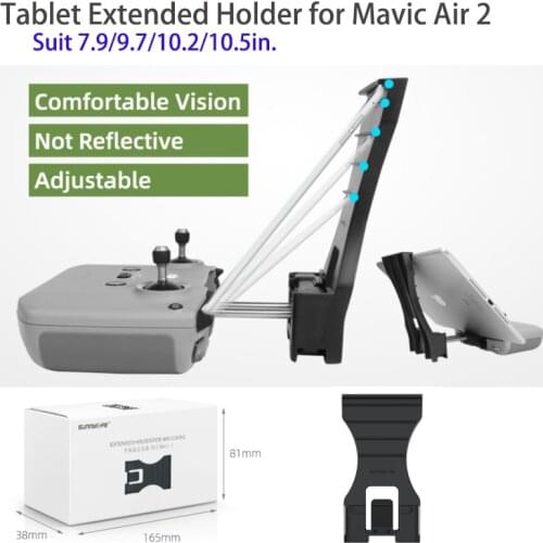 Remote Controller Tablet Holder Tablet Extended Bracket Clip Holder For DJI Mavic Air 2/Mavic Mini 2 Drone Accessories