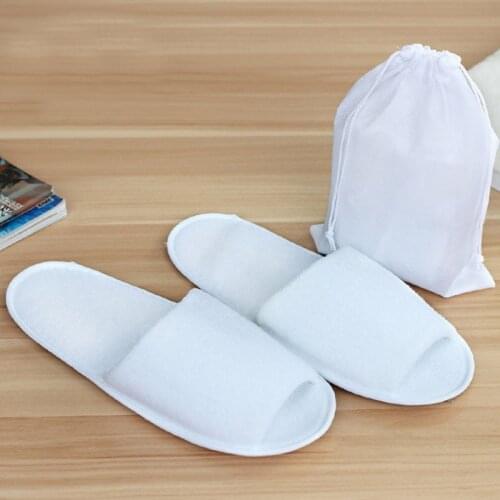 Travel Business Trip Hotel Club Portable Disposable Slipper Home Guest Folding Slippers Hotel SPA Supply Outdoor Folding