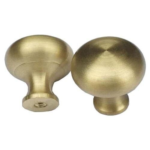 Free shipping solid simple drawer knob furniture hardware wardrobe shoe door single hole handle round cone pull