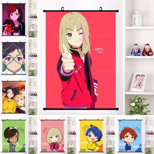 Art Prints Cartoon Character Canvas Painting Anime Boy Picture Plastic Scrolls Hanging Poster Decor Home Wall Bedside Background