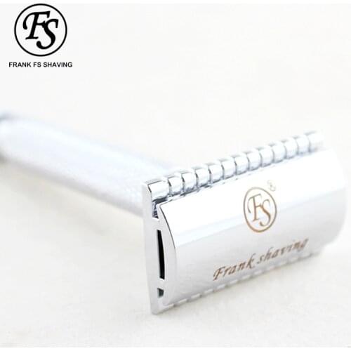 Premium Wet Shaving Classic Metal Manual Shaver Safety Razors for Shaving Men Classic Metal Double Edge Shaver Blade Replaceable
