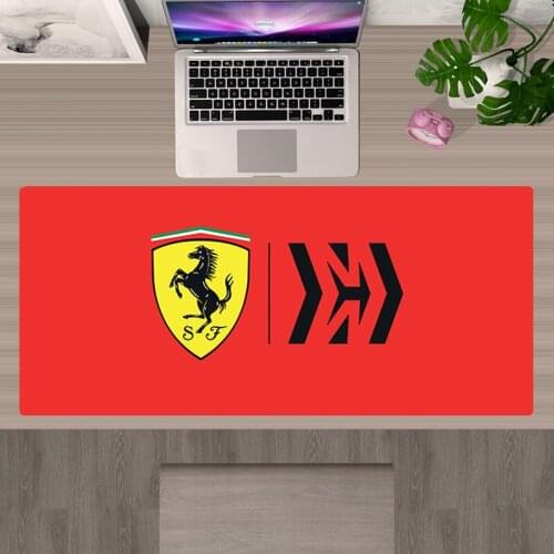 Mousepad Ferrari Kawaii Gaming Accessories Podkladka Pod Mysz XL 60x30 Mouse Pad Gamer Tapis De Souris Mausepad Tappetino Mouse