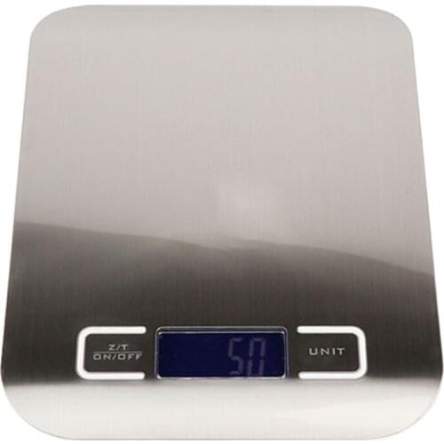 Kitchen Electronic Scale 5KG/1G Stainless Steel Baking Scale Cake Scale Fruit Scale High Precision Measuring Tool