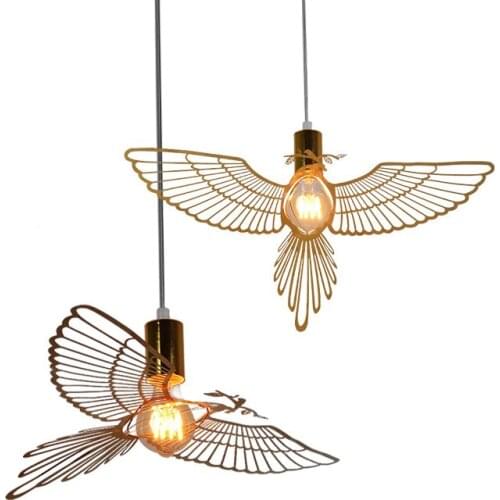 Little bird lamp mall sales office shop decoration front desk kindergarten art chandelier post modern chandelier