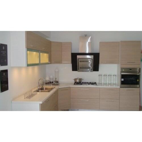 Melamine/mfc kitchen cabinets(LH-ME043)