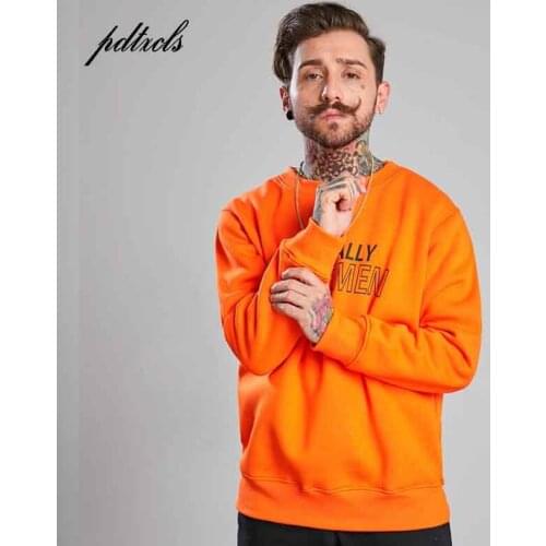New Letter Printing Fashionable Brand Men Sweatshirts Coats 2018 Hip Hop Autumn Spring Pullover Casual Streetwear Sweatshirts