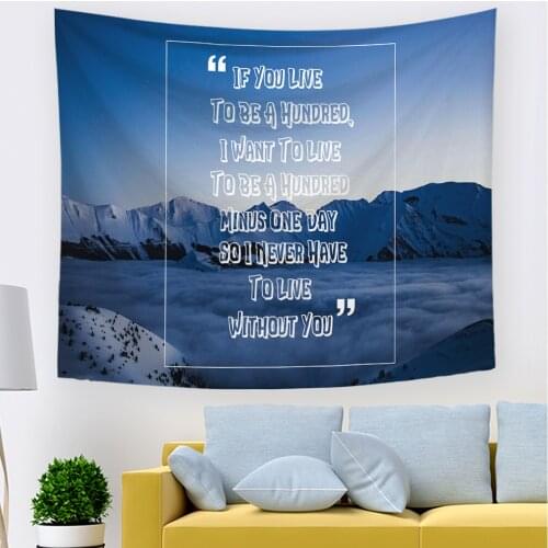 Ever Make Mistakes in Life Quote Motivational Painting Cool Wall Tapesty For Home Decor Bedroom Tell Youself You Can 59x51Inch