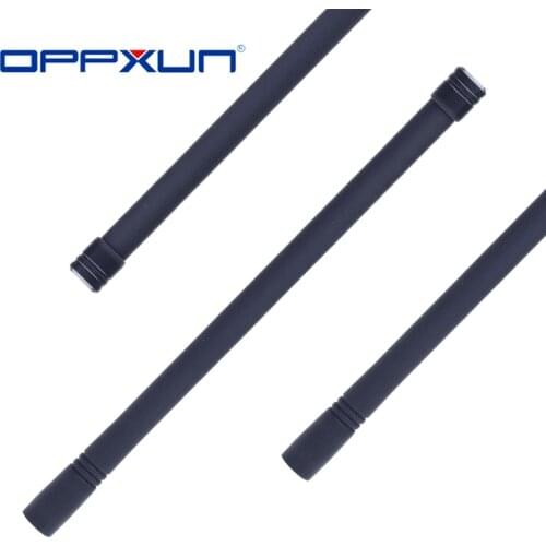 OPPXUN 10 Pcs Uhf For Vertex Antenna 19cm Long Vx150 Sma Male Walkie Talkie Two Way Radio Ham Antenna