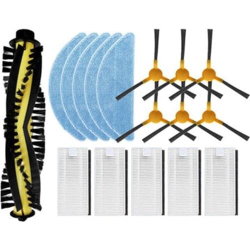 Main Brush Side Brush Hepa Filter Mop Cloth for NEATSVOR X500 X600 Robot Vacuum Cleaner Parts Accessories Replacement