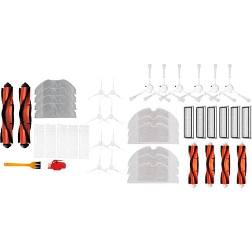 Main Roller + Side Brush + Hepa Filter + Mopping Cloth For Xiaomi 1C 1 C & Side Brush Filter Roller Brush Mop