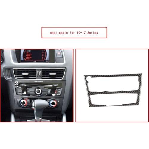 CD Player Panel Cover Trim Frame for Q5 10-17 Car Interior Stickers