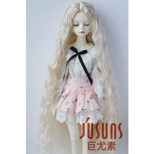 JD138B 1/6 1/4 1/3Long Wave BJD Synthetic mohair doll wigs YOSD MSD SD size 6-7inch 7-8inch 8-9inch wig fashion doll accessories