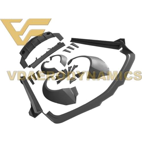 Suitable For 08-13 Chevy Camaro VAD-MB Widebody FRP Full Body Kit - includes Front Rear Lip Side Skirts Fender Flares