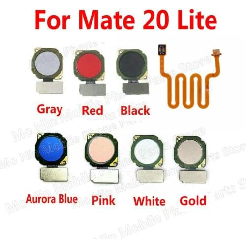 Touch ID Fingerprint Sensor Scanner Connector Home Return Button Key Flex Cable For Huawei Mate 20 Lite