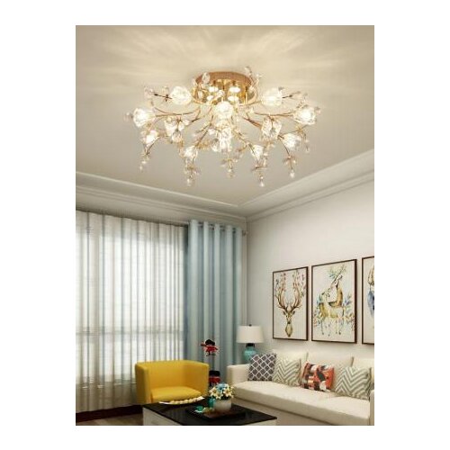 Modern Crystal Ceiling Lights Led Corridor Lighting Ceiling Lamp For Living room Kitchen Gold Bed Room Light