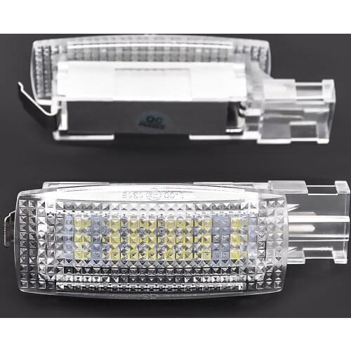 LED Interior Sun Visor Vanity Mirror Light Reading Lamps For VW Golf 4 5 6 7 Passat B5 B6 B7 Tiguan Beetle EOS Scirocco 3 Sharan