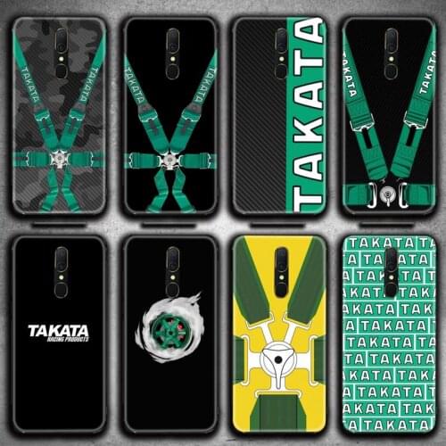 Takata Harness Carbon Camouflage Phone Case For Oppo A5 A9 2020 Reno2 z Renoace 3pro A73S A71 F11