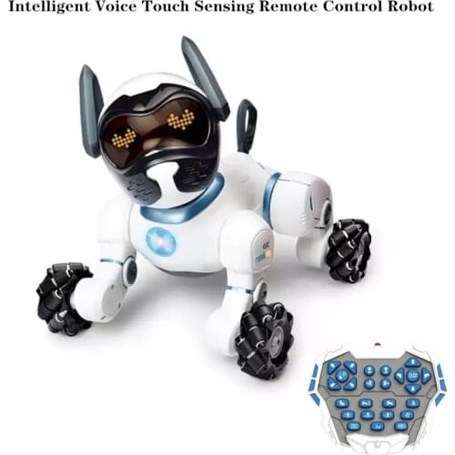 Voice-Controlled Smart Robots Dog Voice Dialogue Childrens Educational Toy RC Robot Dog Singing Dancing Robot Toys For Children