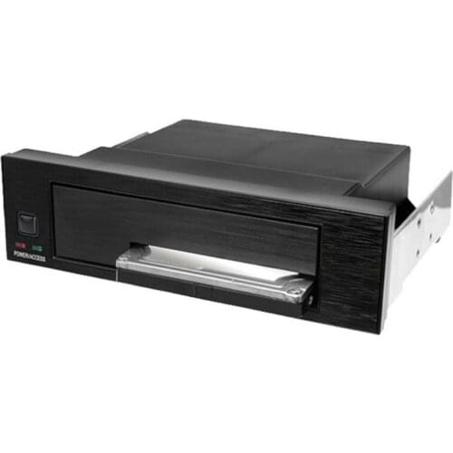 SATA Internal Tray-Less Mobile Rack for 2.5\" or 3.5\" SSD HDD Hard Drive Backplane Enclosure