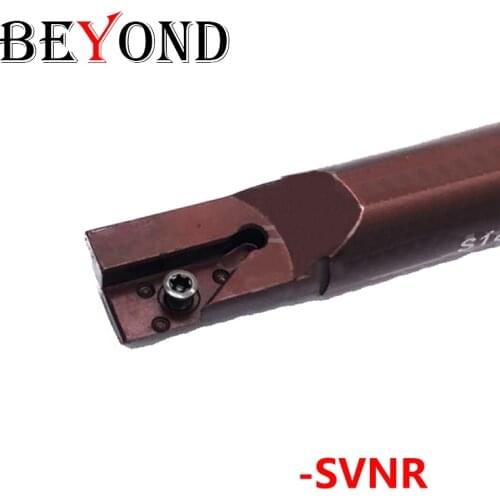 BEYOND 10mm SVNR S10F S12F S16F SVNR12N Internal Spring Steel Lathe Tools Tuning Toolholder CNC Cutter Bar Cutting Shank