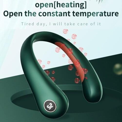 USB Charging Hanging Neck Warmer Hand Warmer Portable Charger Temperature Digital Display Electric Warmer B1