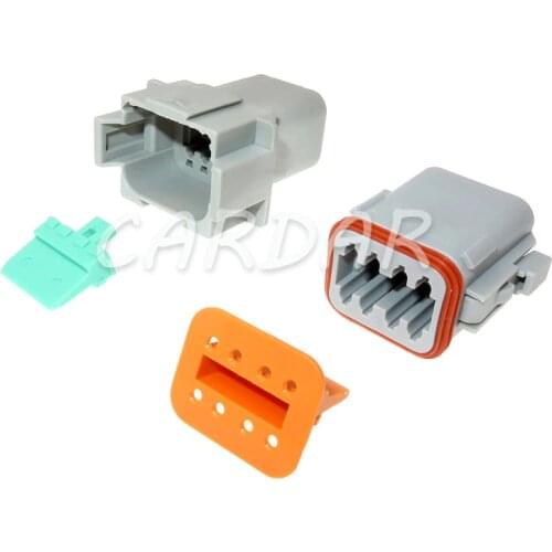 1 Set 8 Pin Deutsch DT06-8S DT04-8P DT Series Automotive Connector Waterproof Electrical Wire Socket
