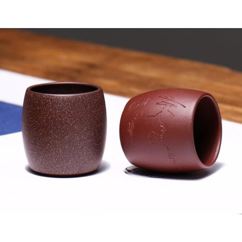105ml Real Yixing Raw Ore Soil Zisha Teacup Small Cup / Tea Cup /Drinkware/Wine Set/Handmade Cup Tea Set Accessories Supplies