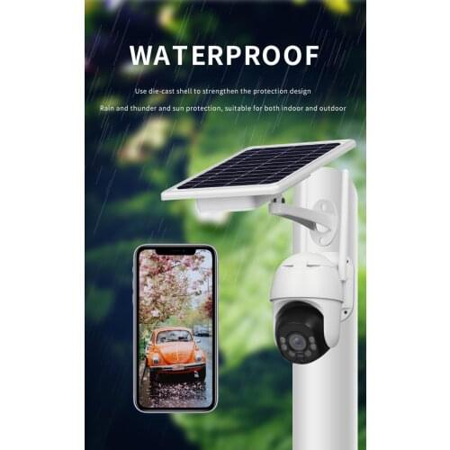 1080P Solar Battery Power WIFI IP Camera Outdoor Waterproof Night Vision APP Remote Control Surveillance Hunting Trail IP Camera