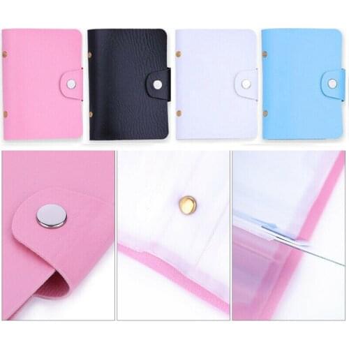 20-Slots Rectangular Nail Art Stamping Plates Holder Container Case