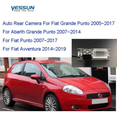 Yessun Car Rear View Camera HD Night Vision Reverse Camera For Fiat Grande Punto 188 Punto EVO 2005~2018 Reverse camera