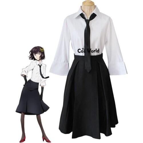 Bungo Stray Dogs Yosano Akiko Shirt Shirt Dress Uniform Outfit Anime Cosplay Costumes