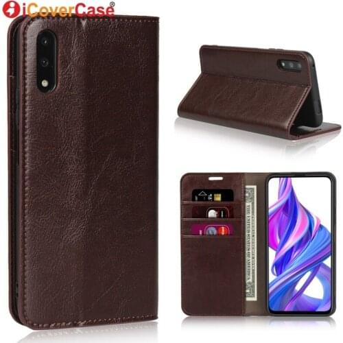 Flip Case For Huawei Honor 9X Pro Cases Cover Genuine Leather Coque Luxury Wallet for Huawei 9X Global Hoesjes Phone Accessory