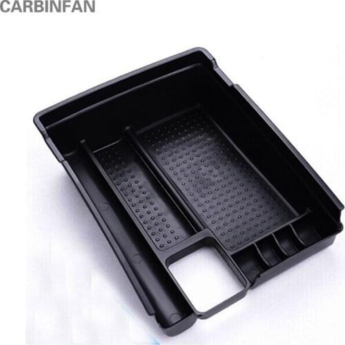 Black Car Central Console Armrest Storage Box plastic Holder storage box For Nissan X-Trail Rogue 2014 2015 2016 B81