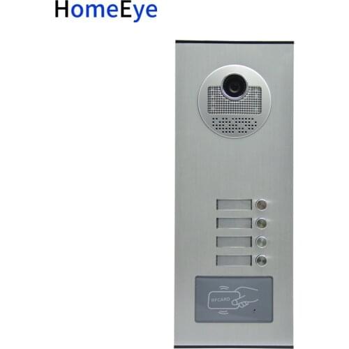 HomeEye Home Access Control System 4-Wire Multi-family Multi Apartments Video Door Phone Intercom (Outdoor unit Only)