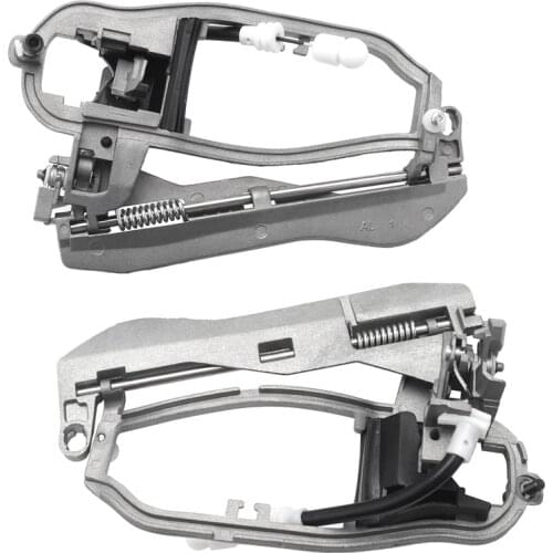 2Pcs Car Interior Door Handle Bracket Front Left Side + Front Right Side For Bmw X5 E53 2000-2007 51218243615 51218243616