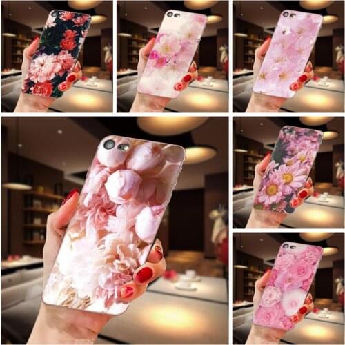 Soft Pattern Pink Drawn Peony Delicate Flower For Xiaomi Redmi mi10 lite Pro Note 9 PRO Max 9s Mi9 K30 K20 Pro 5G